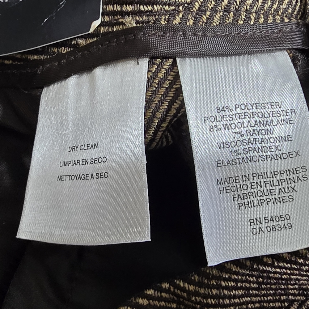 Jones New York NWT Modern Fit Stretch Pants Women's Size 4 - Picture 10 of 11